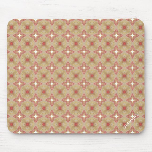 HAMbyWG - Mousepad - Ecru/Rose (Front)