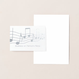HAMbyWG Music Graphic Personalised Foil Card