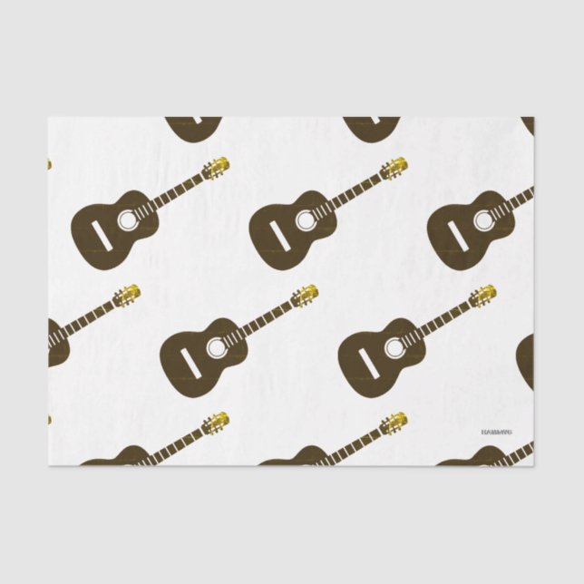 HAMbyWG - Musicians Acoustic Guitar Vintage Effect Tissue Paper (Front)