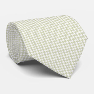 HAMbyWG - Neck Tie - White/Bone Houndstooth