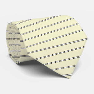 HAMbyWG - Necktie - Pale Yellow White/Blk Horizon