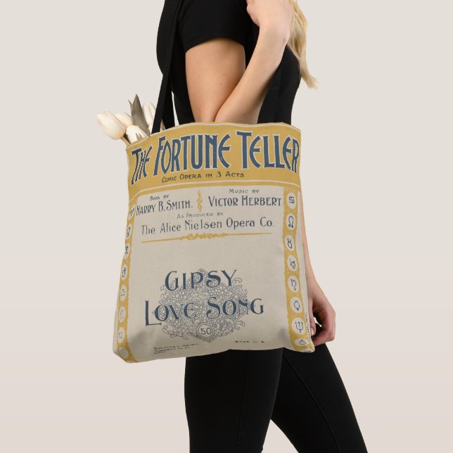 HAMbyWG - Novelty Tote Bag - The Fortune Teller (Close Up)