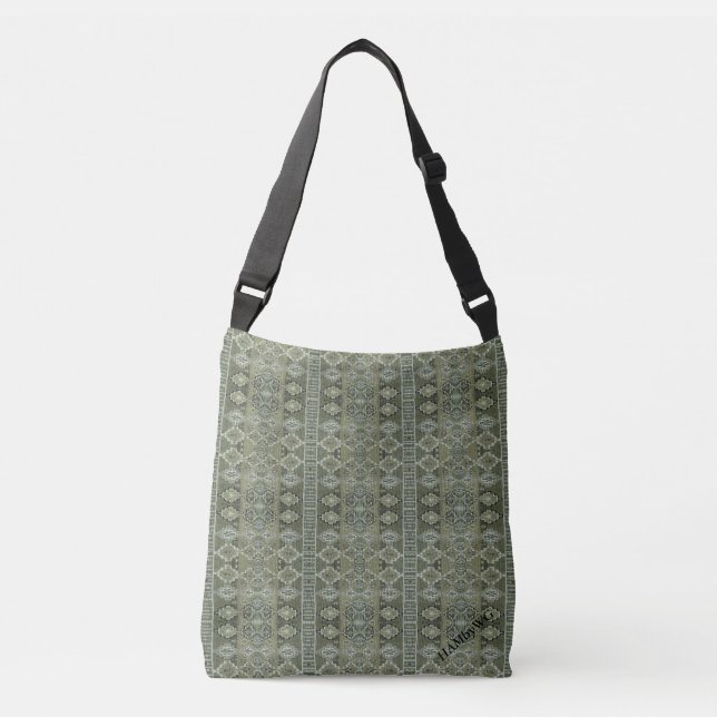 HAMbyWG - Over the Shoulder - Olive Boho Crossbody Bag (Front)