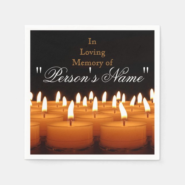 HAMbyWG - Paper Napkin - Candles (Front)