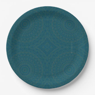 HAMbyWG - Paper Plate 7 or 9" - Bohemian Teal