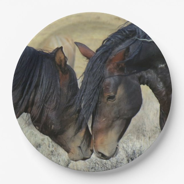 HAMbyWG - Paper Plates 9" - 2 Horse (Front)