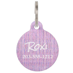 HAMbyWG - Pet Name Tag - Crayola Pink