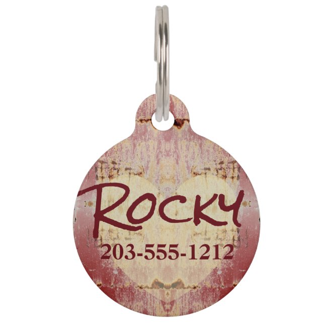 HAMbyWG - Pet Name Tag - Vintage Charm (Front)