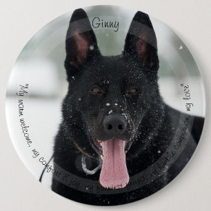 HAMbyWG Pet Praise 6 Cm Round Badge
