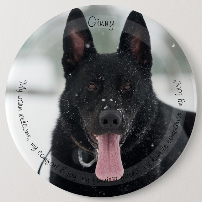 HAMbyWG Pet Praise 6 Cm Round Badge (Front)