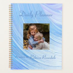 HAMbyWG - Photo Daily Planner - Blue Swirl