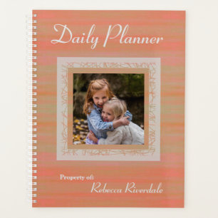 HAMbyWG - Photo Daily Planner - Cantalope Wash