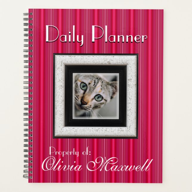 HAMbyWG - Photo Daily Planner -  Cherry (Front)
