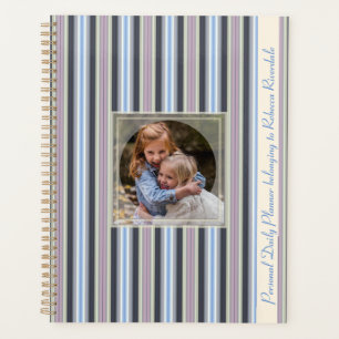 HAMbyWG - Photo Daily Planner - Cool Spring Stripe