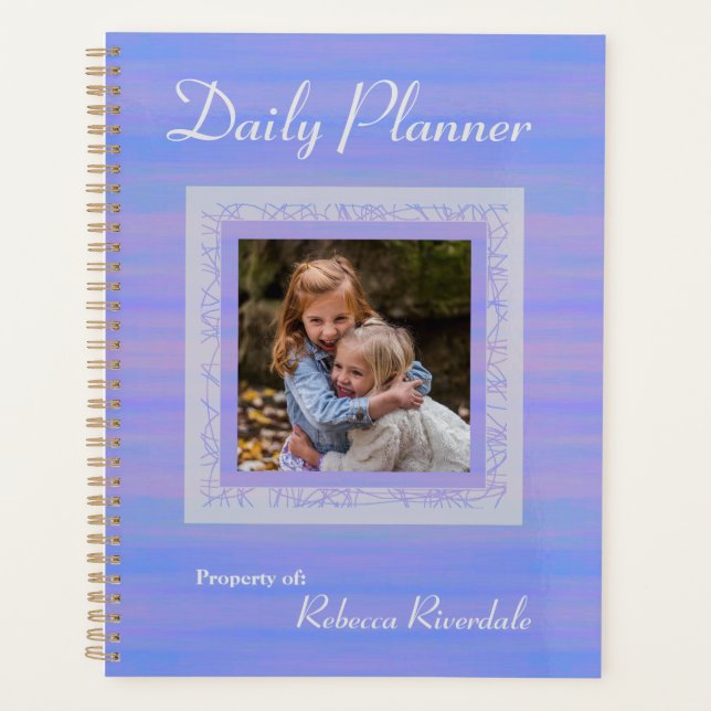 HAMbyWG - Photo Daily Planner - Lilac Wash (Front)