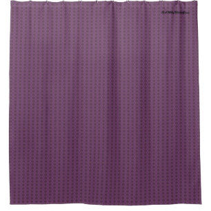 HAMbyWG - Shower Curtain - Amethyst Tiny Diamond