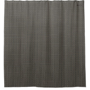HAMbyWG - Shower Curtain - Black & Creme
