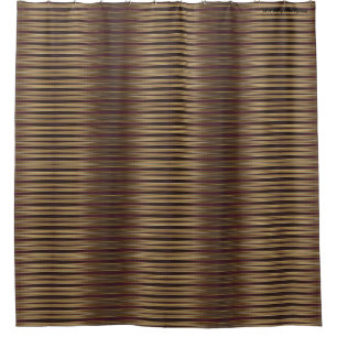 HAMbyWG - Shower Curtain - Gradient Burgundy Tan