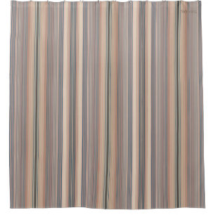 HAMbyWG - Shower Curtain - Pale Beige Stripes