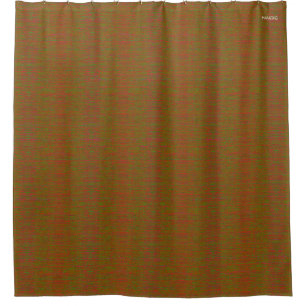 HAMbyWG - Shower Curtain - Red Green Mix