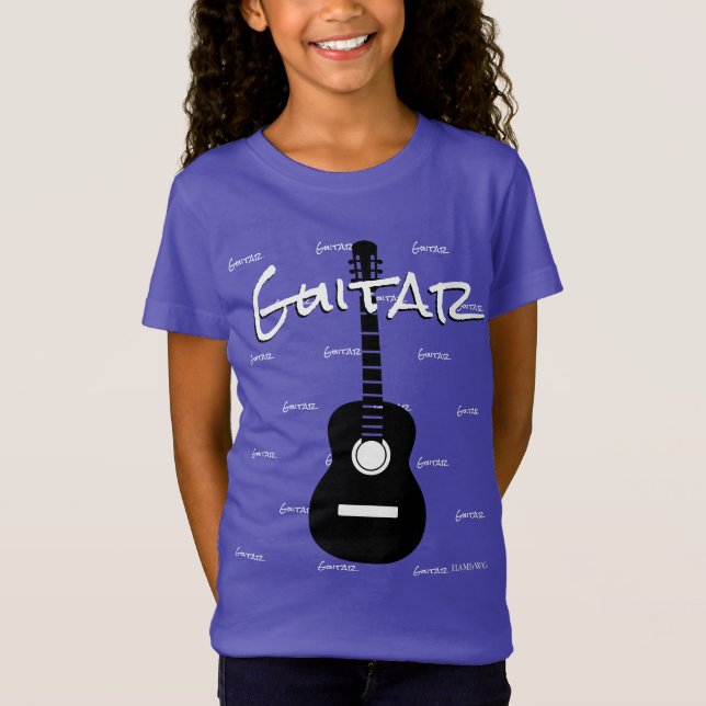 HAMbyWG -  T Shirt -  Multi-Colour -  Guitar (Front)