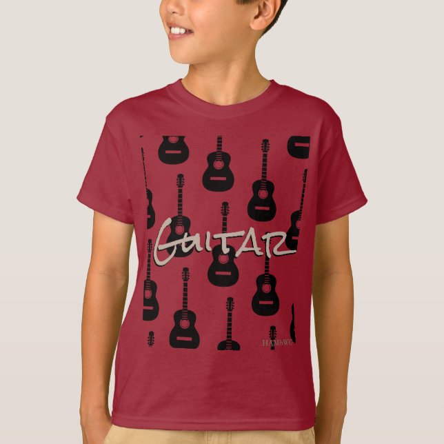 HAMbyWG -  T Shirt -  Multi-Colour -  Guitars (Front)