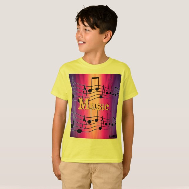 HAMbyWG -  T Shirt -  Multicolor -  Music (Front Full)