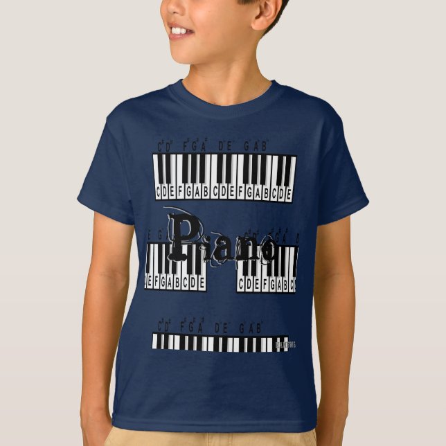 HAMbyWG - T-shirt - Piano (Front)