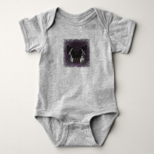 HAMbyWG - T-Shirt - Plum Butterfly Baby Bodysuit