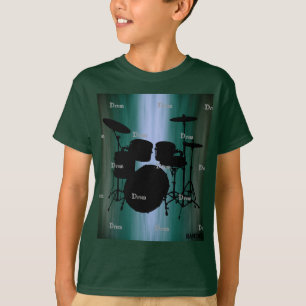 HAMbyWG - T Shirt - Teal - Drums