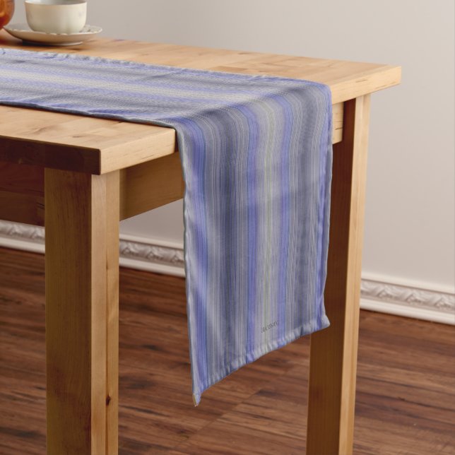 HAMbyWG Table Runner - Lavender Stripes (In Situ)