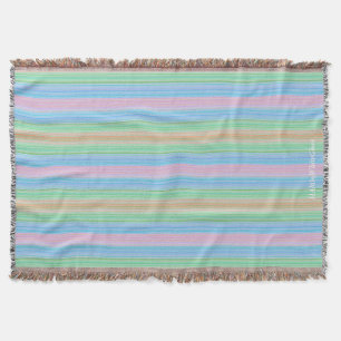 HAMbyWG - Throw Blanket - Multi-colour Lines