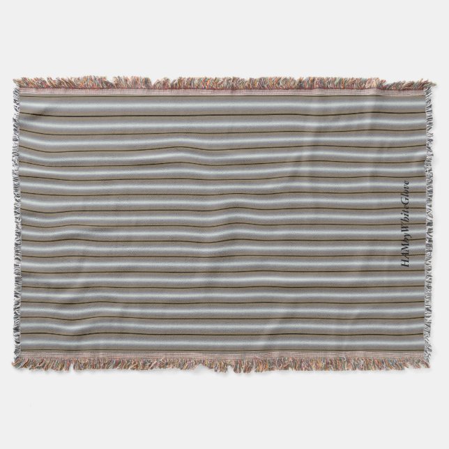 HAMbyWG - Throw Blanket - Stripes (Front)