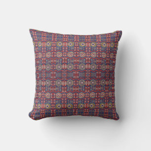 HAMbyWG - Throw Pillow 16" - Tribal Multi Match