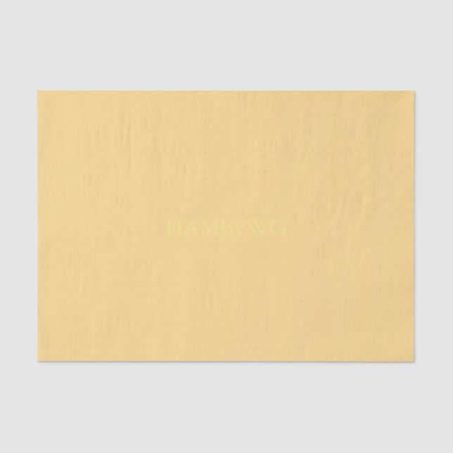 HAMbyWG - Tissue Paper - Cantoloupe (Front)