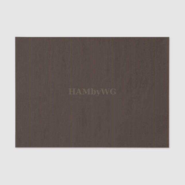 HAMbyWG - Tissue Paper - Chocolate Brown (Front)