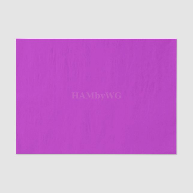 HAMbyWG - Tissue Paper - Fuschia Pink (Front)