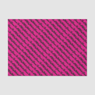 HAMbyWG - Tissue Paper - Hot Pink Signature Logo