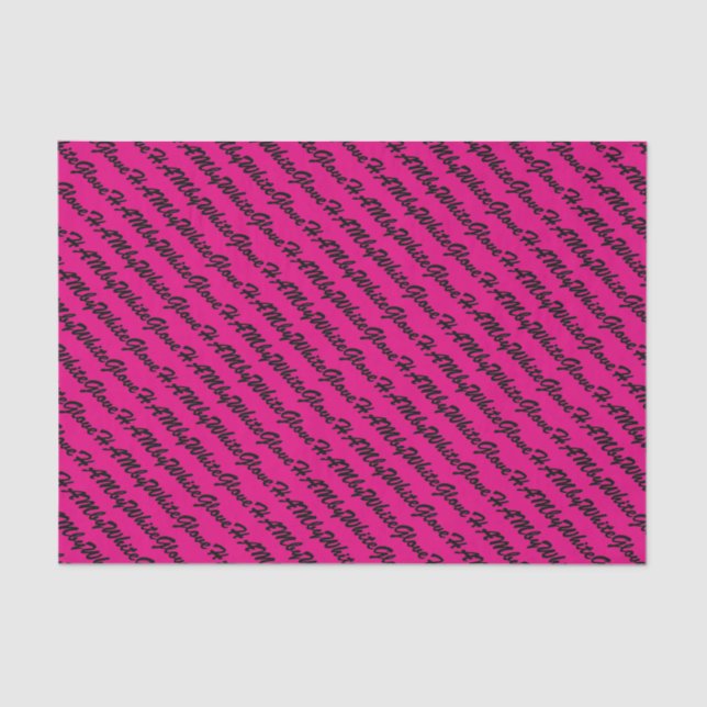 HAMbyWG - Tissue Paper - Hot Pink Signature Logo (Front)