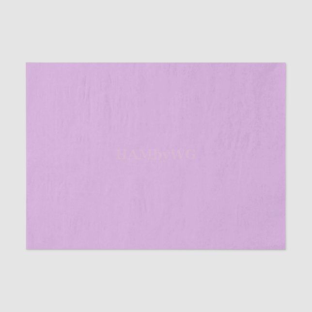 HAMbyWG - Tissue Paper - Lilac (Front)