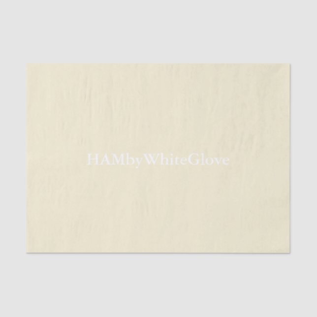 HAMbyWG - Tissue Paper - Sweet Creme (Front)