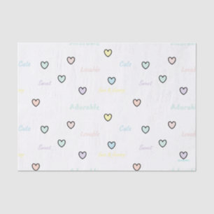 HAMbyWG - Tissue Paper - Sweetheart Words