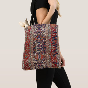HAMbyWG - Tote Bag - Persian Red, Blue, Beige