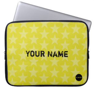 HAMbyWG - Two Toned Star Pattern in Any Colour Laptop Sleeve