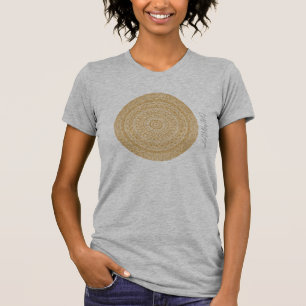 HAMbyWG - Womens  Boho Circle in Ochre T-Shirt
