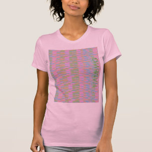 HAMbyWG - Womens Pinks/Blues/Green Regular T T-Shirt