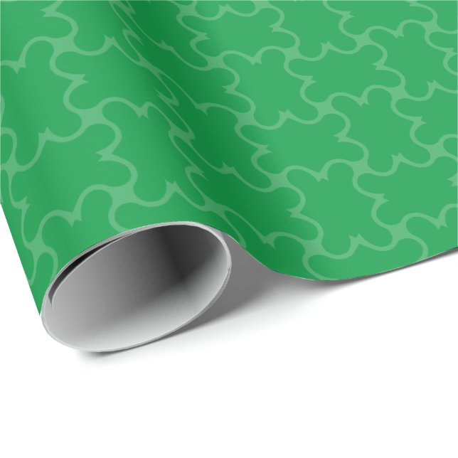 HAMbyWG Wrap Paper - Kelly Green Lg  Basket Weave (Roll Corner)