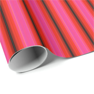 HAMbyWG - Wrapping Paper - Red Pink Stripe