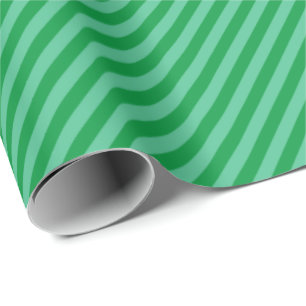 HAMbyWG Wrapping Paper - Two Tone Green Stripe