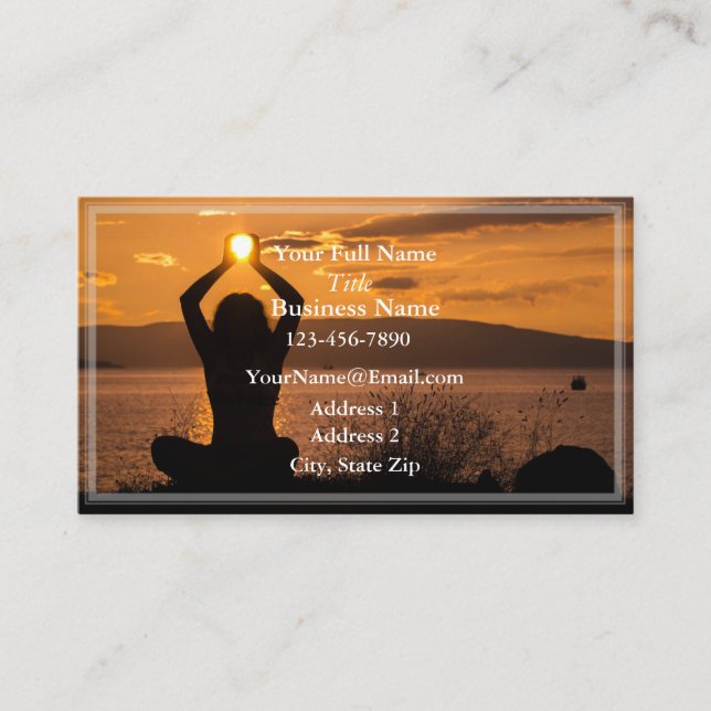 HAMbyWG Yoga or Mental Health Specialist Business Card (Front)